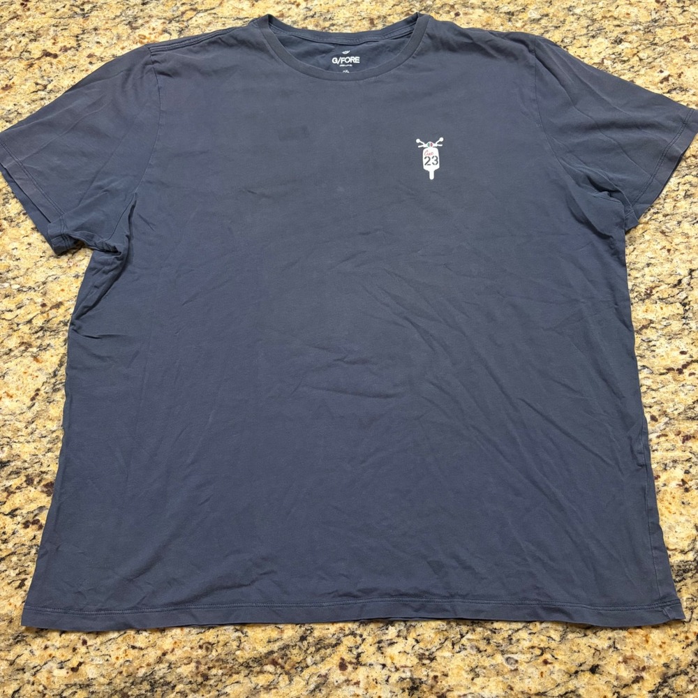G/FORE Mens Ciao 23 USA Scooter Graphic T-Shirt Gray XXL ws